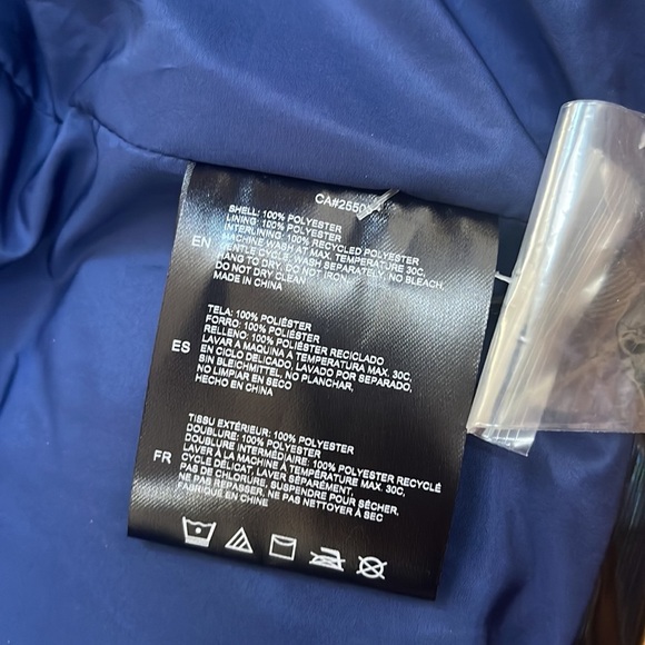 NWT Noize Woman’s Blue Puffer Jacket Size M - Picture 6 of 6